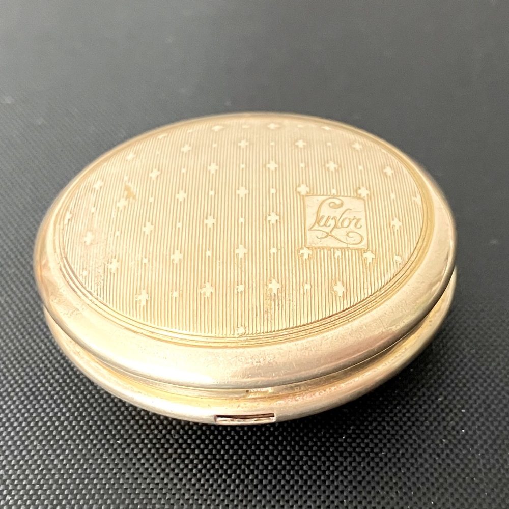 1930’s Luxor Brass Rouge Compact